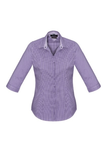 Picture of Biz Corporates Ladies Newport Shirt 3/4 Sleeve